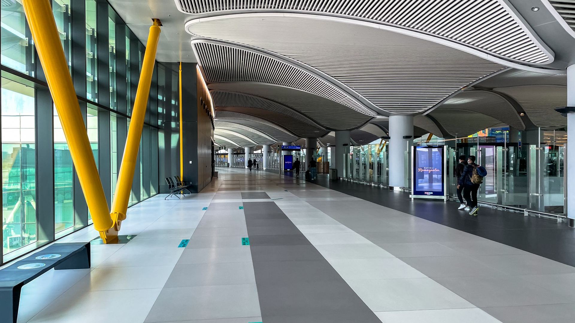 Arrivals hall at Istanbul Airport